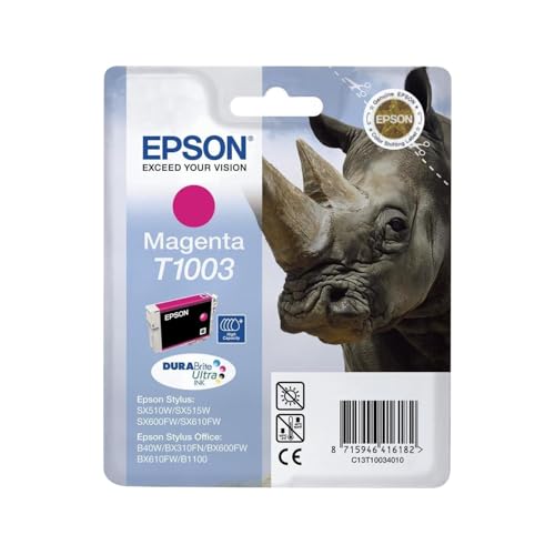 Epson T1003 cartouche magenta haute capacité résistante au maculage et au surligneur