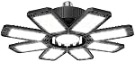 Garage Lights - 240W LED Garage Light 1 Pack 24000lm Garage Lights Ceiling LED with 8 Deformable Panels, Shop Light 6500K fit for E26 E27 Bulb Socket, Lighting for Workshop Basement Barn