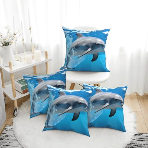 Housse de coussin dauphin pour protéger et moderniser un canapé avec douceur - 3