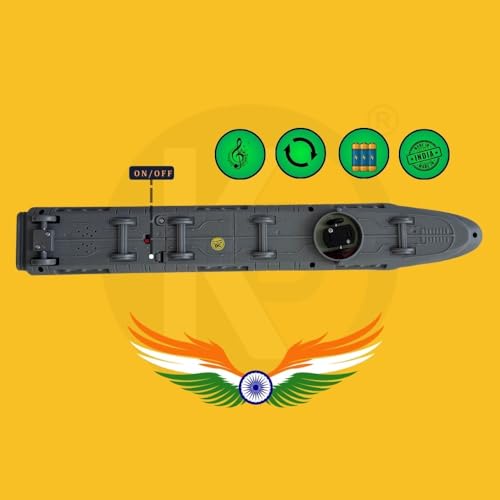 Image of K D Vande Bharat Express Train Toy - Battery Operated with Bump & Go Action, Music & 3D Flashing Lights | Big Size 41cm Educational Toy for Toddlers, Boys & Girls (Ages 3+) (White)