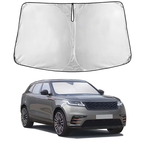 Image of EcoNour Windshield Sunshade Compatible for Land Rover Range Velar 2017-2024 2025 2026, Sun Visor for Front Windshield & Window Sun Shade Cover, UV Heat Blocker & Protector, Car Accessories