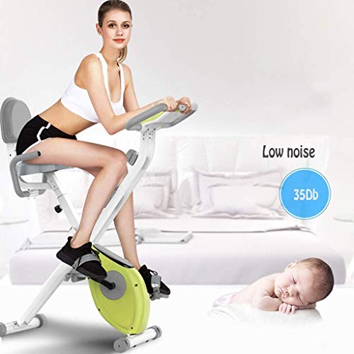 Ultra-Quiet Folding Exercise Bike Elliptical Machines for Home Use, Cardio Machine, Magnetic Upright Bicycle Elliptical Exercise Machine with Tablet Stand Digital Monitor for Home Gym