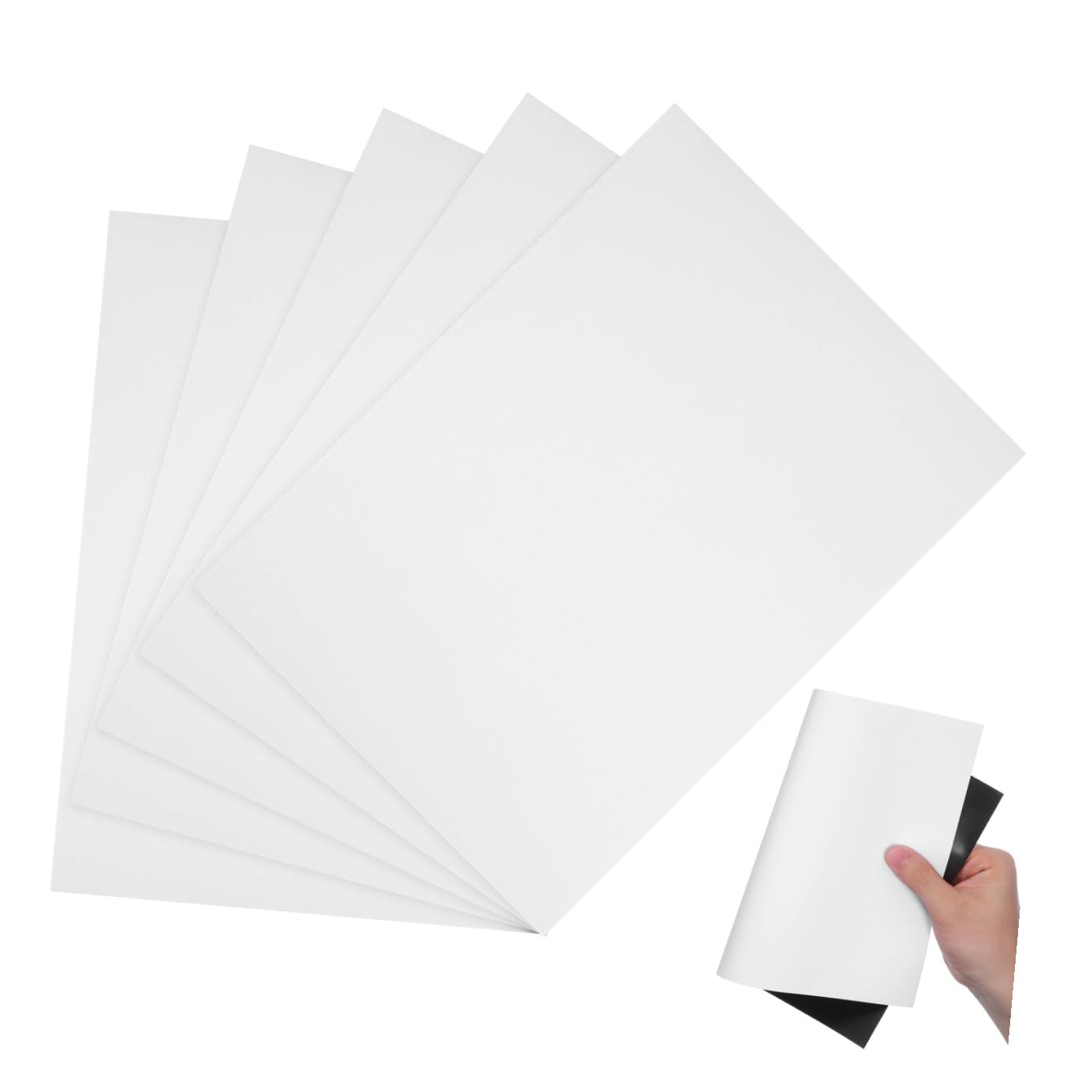 HOMSFOU Feuilles Magnétiques Imprimables Papier D'impression 10 Feuilles Flexibles pour Photos Albums et Affiches