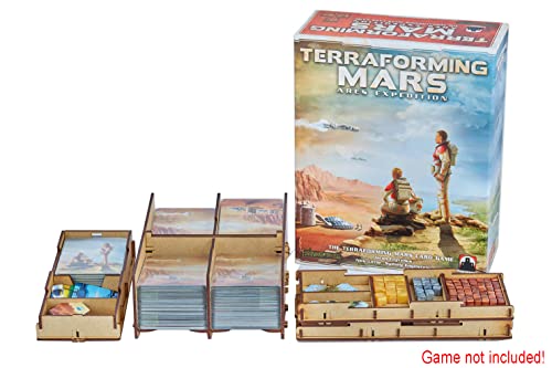 docsmagic.de Organizer Insert for Terraforming Mars: Ares Expedition Box, Light Brown - Image 4