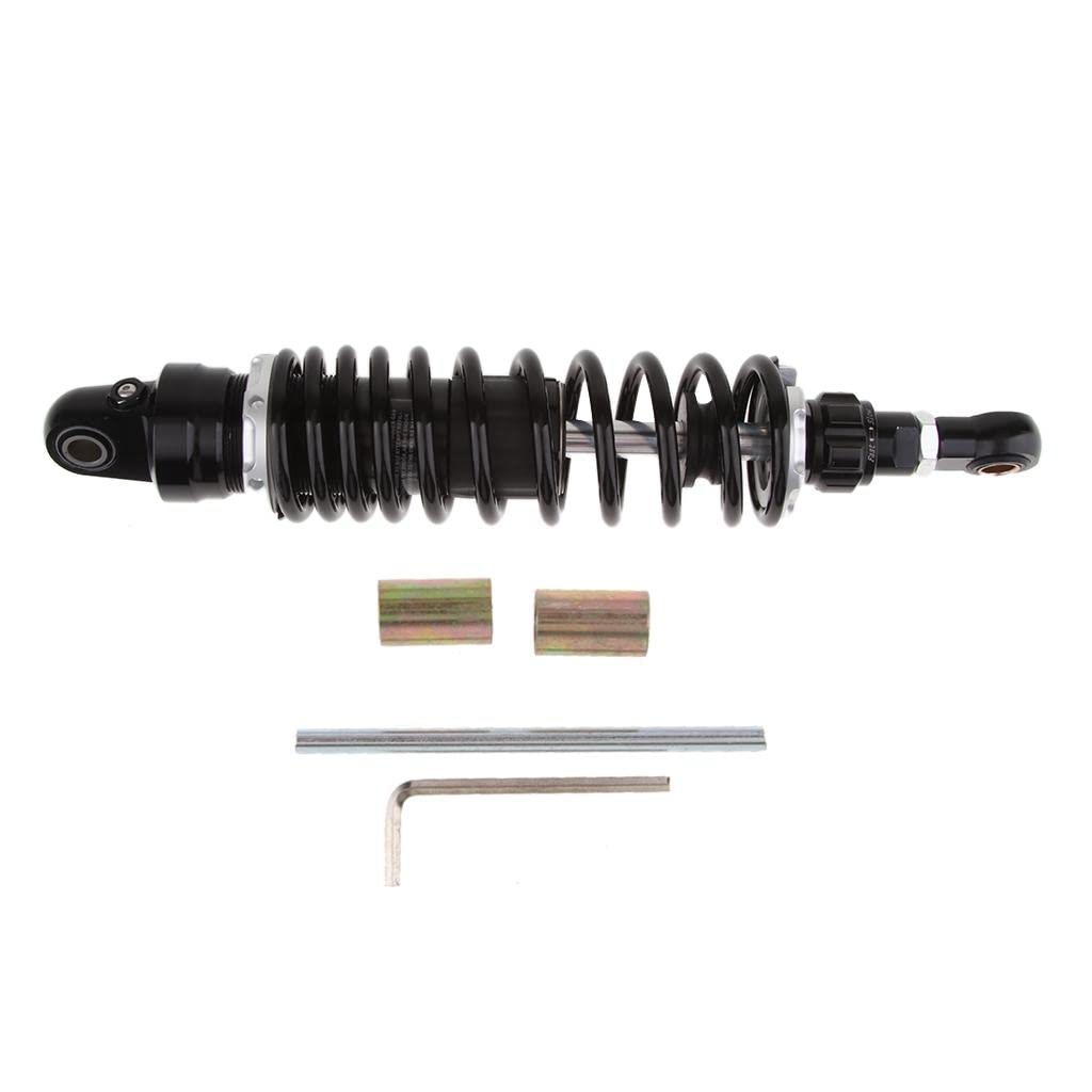 Universal Motorcycle Rear Adjust Damping Shock Absorber Black OLS-330-image-12
