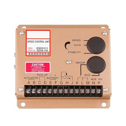 Evite apagones molestos con el regulador de velocidad electrónico ESD5111 para generador