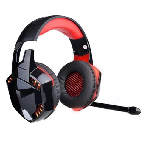 Casque de jeu LED antibruit avec transducteurs 50 mm pour ordinateur