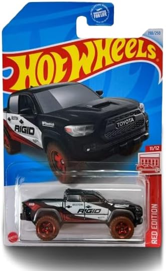 Hot Wheels '20 Toyota Tacoma, Red Edition 11/12, Store Exclusive, 1:64 Scale Diecast Car