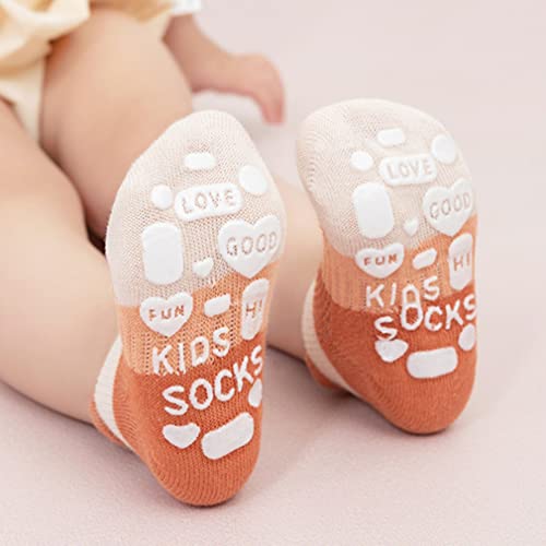 Baby Grip Socks Toddler Non Slip Thin Mesh Infant Pointelle Eyelet Socks Unisex Girl Boy No Show Floor Ankle Socks4