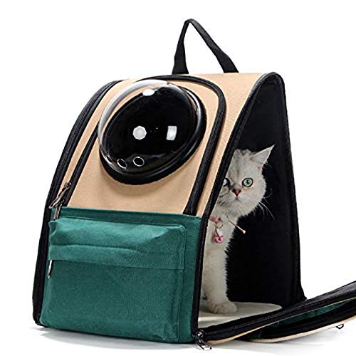 Bolso mochila para cachorros y perros pequeños con cápsula espacial impermeable 6