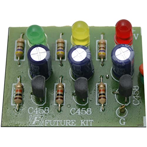 Future Kit 3 LED Chasing Display – Kit de soldadura educativo DIY – FK110