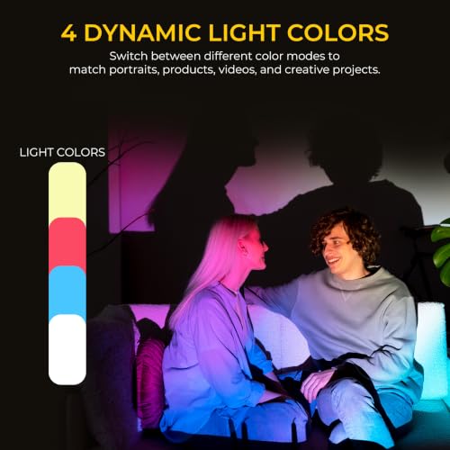 Image of Digitek DS 10 WTP Optical Snoot Light 10W RGB LED Photography Light with 20 Gobos 1889K to 6672K Type C Fast Charging for Portrait Video Studio Photography