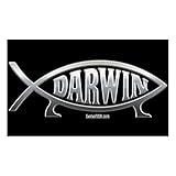 EvolveFISH Darwin Fish Bumper Sticker - [5' x 3']