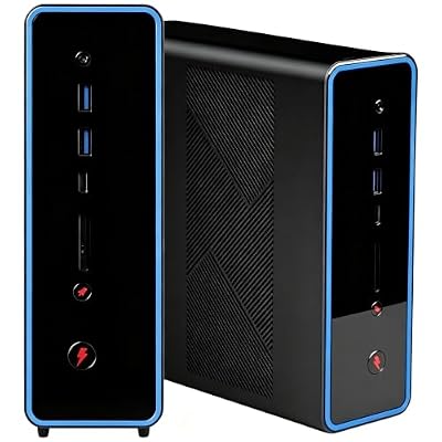 WEELIAO ONEXStation Mini PC AI Workstation, AMD Ryzen AI Max+ 395, 128GB LPDDR5X, Radeon 8060S, RGB Lighting, Local AI Computing, AAA Gaming Desktop (128GB RAM+1TB SSD)