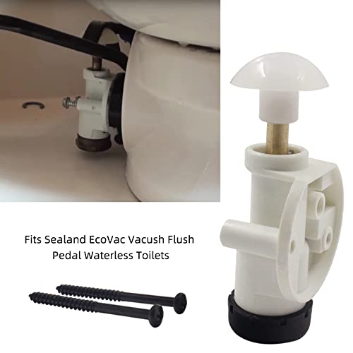 Carkio Rv Toilet Water Valve Assembly 385314349 Camper Trailer Toilet Repair Kit For Dometic Sealand Ecovac Vacuflush Pedal Flush Toilets Leak Resistant #TOP6