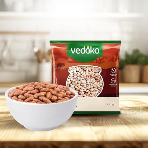 Image of Amazon Brand - Vedaka Unpolished Chitra Rajma | 500 g | Good Source of Plant-Pased Protein | Premium Kidney Beans | No Artificial Preservatives