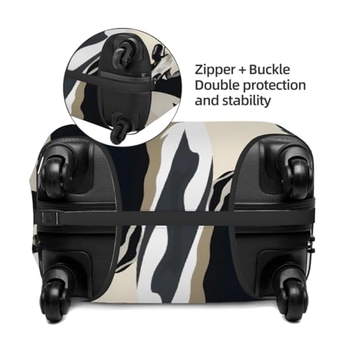 Cow Print Stretchable Luggage Covers for Suitcase TSA Approved, Dust Proof and Scratch Resistant Travel Luggage Protector for Carry On (22-24 in)3