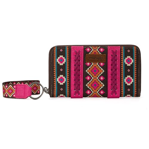 Image of X Wrangler Wristlet Western Wallet Boho Aztec Credit Card Holder for Women