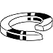 1/4" x 0.363" OD 18-8 Stainless Steel Finish Hi Collar Split Lock Washers, 50 pk.