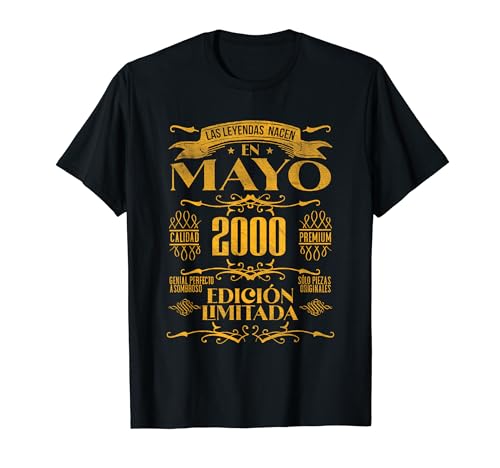 Las Leyendas nacen en Mayo de 2000 - 22 años Cumpleaños Camiseta