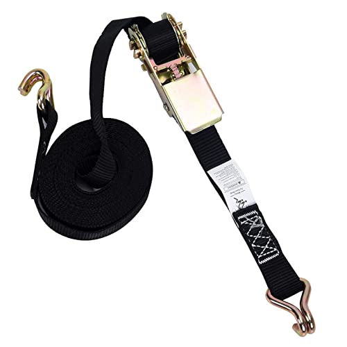 Ratchet Tie Down Strap, Stainless Steel Ratchet Ties, S Shaped Ratchets Hooks, Load Securing Heavy Duty Straps, Cargo Tie Downs, Retractable Utility Trailer Holder Accessory