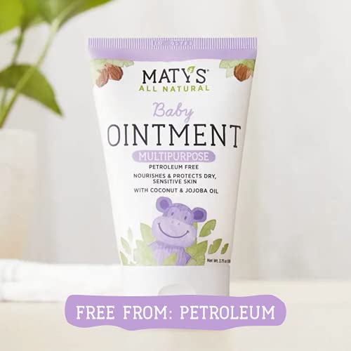 Maty's All Natural Multipurpose Baby Ointment for Diaper Rash, Cradle