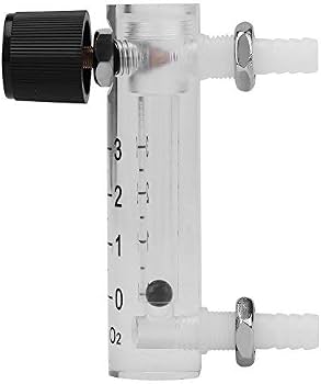Durchflussmesser, Gasregler, Durchflussmesser mit Regelventil, 5% Hochpräzises Acryl-Luftgas-Durchflussmesser Zur Messung der Steuerung des Gasflusses