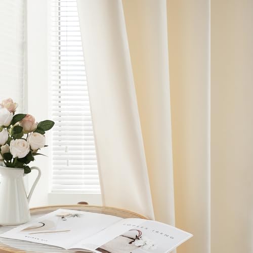 MRTREES Gardinen Blickdicht mit Ösen Wohnzimmer Modern 2er Set, Blickdichte Vorhänge Schlafzimmer 225 cm Lang 140 cm Breit… – Ansicht 4