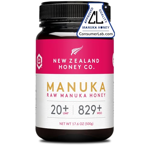New Zealand Manuka Honey UMF 20+ / MGO 829+ (17.6oz) Raw