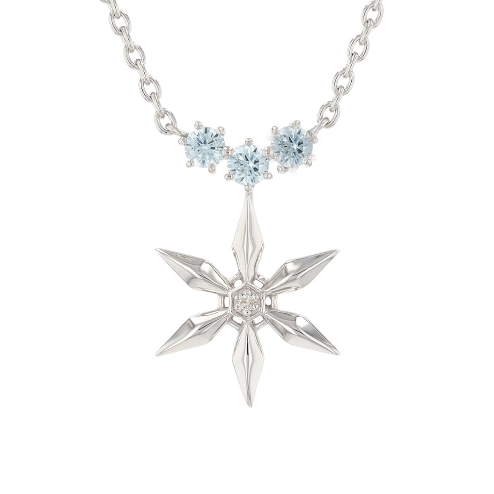 Amazon | [ディズニー] アナと雪の女王 シルバー ペンダント  