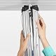 Brabantia - Lift-O-Matic drehbaren Wäschespinne - Reibungsloses Drehungen - UV-beständige Wäscheleine, 50 m - Kein Durchhängen - Auch für Kleiderbügel - Metallic Grey- ø 295 cm