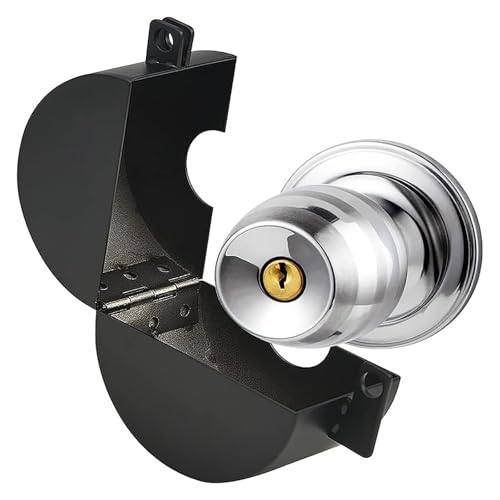 Cerradura De Acero Inoxidable For Pomo De Puerta, Dispositivo De Seguridad Sin Herramientas For El Hogar Y El Exterior, Que Evita El Acceso No Autorizado A Puertas, Grifos Y Válvulas.