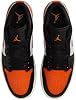 Nike Air Jordan 1 Low Zapatos para niños grandes (Negro/Blanco/Vela/Estrella de mar) Talla 6 6