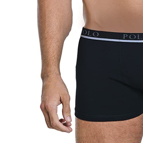 Kit com 10 Cuecas Boxer Urban Cinza - Polo Match Cor: Cinza;Tamanho:G