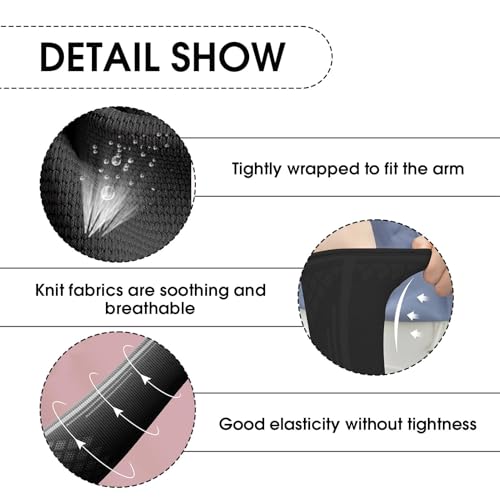 Volleyball Armschoner, Volleyball Armmanschetten Armguard Volleyball-Armstulpen Sportarmbänder Volleyball Arm Sleeves Armschoner Volleyball Badmint Armstulpen Armschützer für Männer Frauen(Schwarz, M)