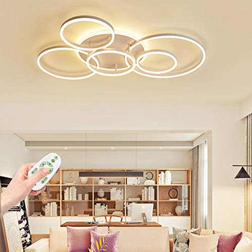 Plafonnier LED salon dimmable avec télécommande infrarouge
