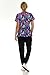 MediChic Women Scrubs Printed V-Neck Scrub Set - Four Pocket Fashion Scrub Top and 5-Pocket Joggers Pant