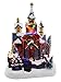 Christmas Village Church Scene Animated Congregation with Choir Pre-lit Musical Winter Snow Village Perfect addition to your Christmas Indoor Decorations & Christmas Village Displays