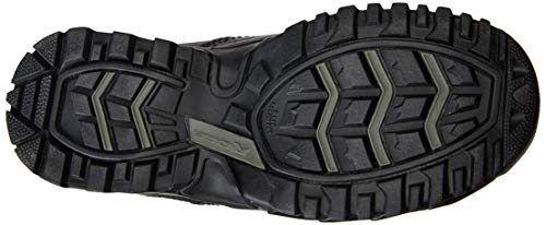 Men’s Tactical Steel Toe Work Boots The Ghost 8” with Zipper - Black Leather Oil & Slip Resistant Boots4