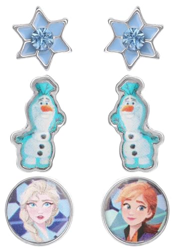 Disney SH00602RL.PH Ensemble de boucles d'oreilles Frozen, taille unique, Métal, Pas de gemme