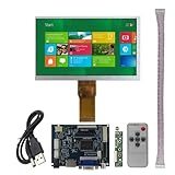 7-Inch 1024x600 Portable LCD Display Screen Kit with HDMI/VGA/AV Inputs – DIY Monitor for PC, Raspberry Pi, Orange Pi, Gaming Consoles, Car & Industrial Use