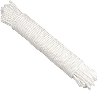 30M Multi-functional Nylon Rope, 6MM Thick Heavy Duty Hanging Cord String, Traction Tying Rope for Camping Outdoor Garden