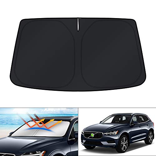KUST Custom Fit Windshield Sun Shade for 2018-2025 2026 Volvo XC60 Accessories Sunshade Window Sun...