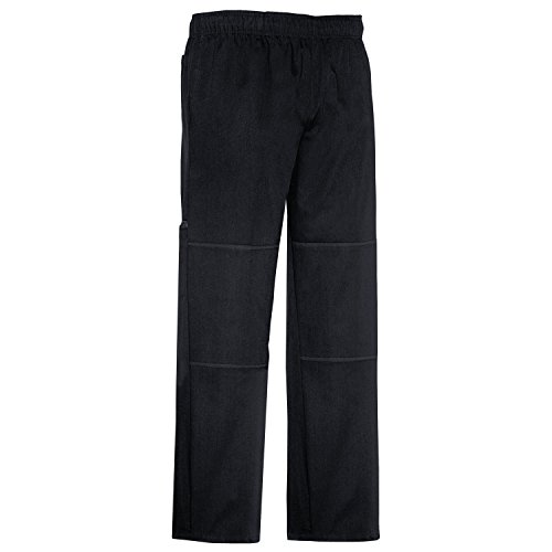 Chef Code Men's Double Knee Baggy Chef Pant (Black, 5XL)