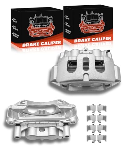 Image of TOVASTY 2PC Set Brake Caliper Left & Right Rear Side Set Compatible With Sierra 2500 HD,Silverado 3500 HD,Silverado 2500 HD 2011-2019