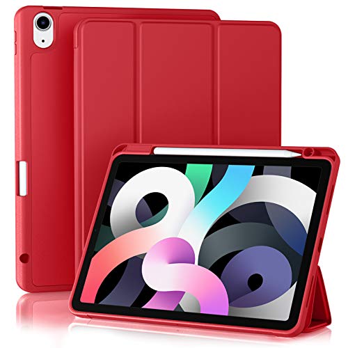 Image of Akkerds for iPad Air 11 Inch Case M4 /M3 /M2, Air 5th /4th Gen 10.9, Red