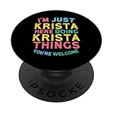Photo Gallery krista here doing krista things divertente nome krista popsockets popgrip adesivo Photo Gallery krista here doing krista things divertente nome krista popsockets popgrip adesivo