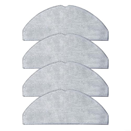 Tidevib Para Xiaomi Aspirador Paño de microfibra para E10 C103 3C S20 D106 3C Plus B112 Accesorios de limpieza de pisos (paquete de 4)