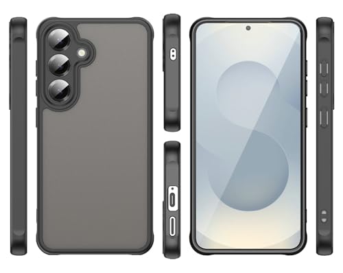 Coque Samsung S25 absorbant les chocs et coque antichoc noire S24