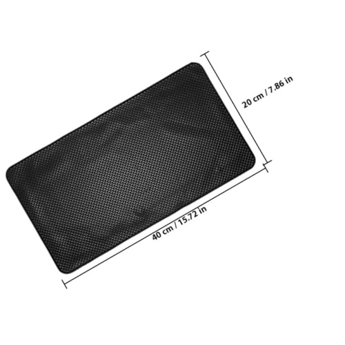 Alfombrilla antideslizante para salpicadero de coche: base de PU rectangular de 40x20 cm 2